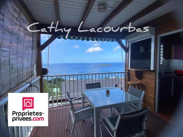 Superbe Appartement T3 Duplex, vue exceptionnelle mer, piscine - Bouillante