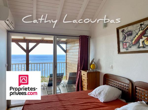 Superbe Appartement T3 Duplex, vue exceptionnelle mer, piscine - Bouillante