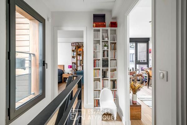 Maison contemporaine avec terrasse arborée