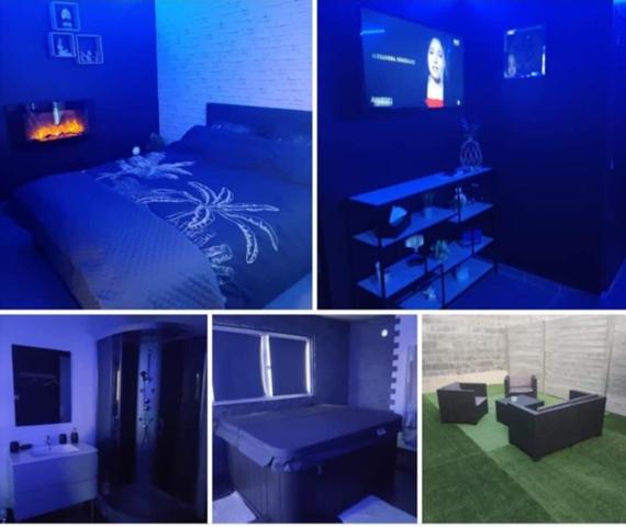 Maison de 3 chambres semi plein pied, spa en dépendance