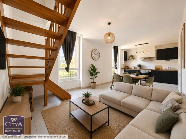 Appartement à vendre 4 pièces 62.7m² Rive-de-Gier (42800)