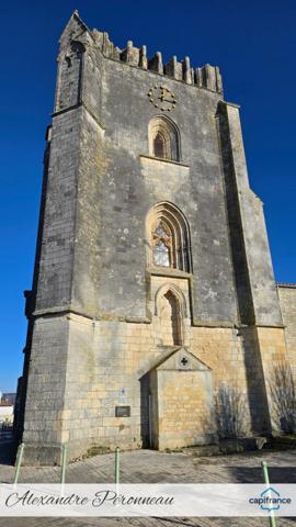 à vendre Maison de ville en pierre 2 chambres Centre historique de MARSILLY (17)