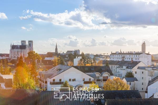 100m² au dernier étage avec terrasse panoramique sur Nantes de 130m²