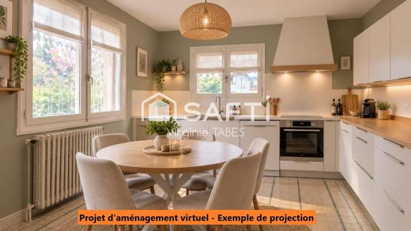 Mazamet – Maison 104 m² – 5 chambres – Terrain 440 m²