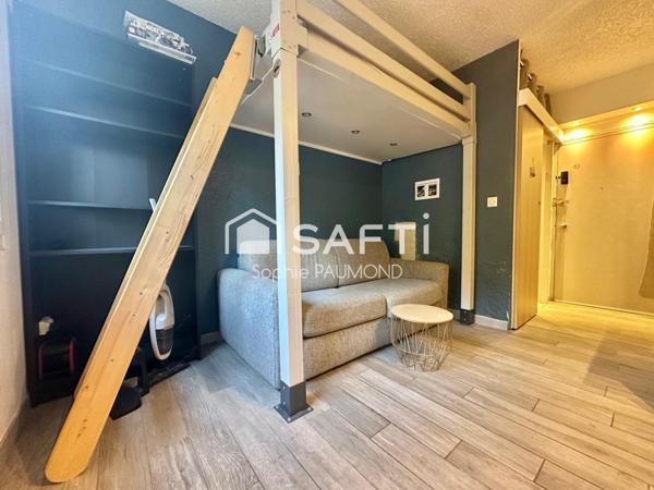 Studio rénové à Chantemerle avec casier à skis