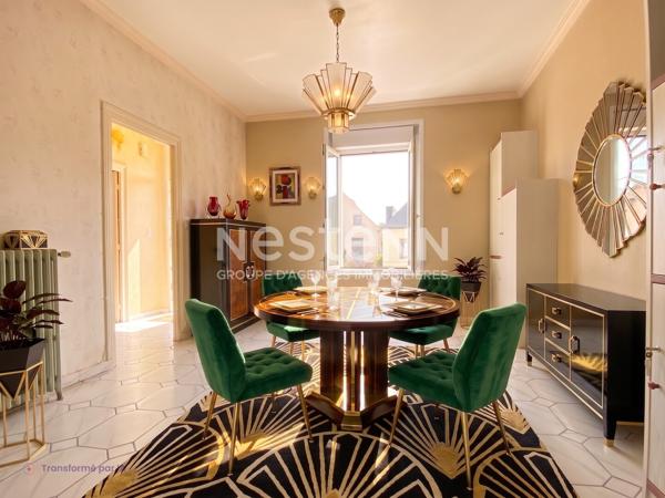 A vendre à Vannes secteur Gare maison Années 30 2 chambres sous sol véranda