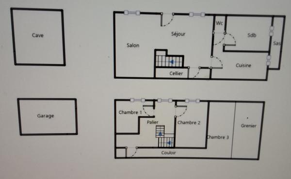 Champier (38260) Exclusivité - Urgent - Maison au calme 104 M² avec terrain garage