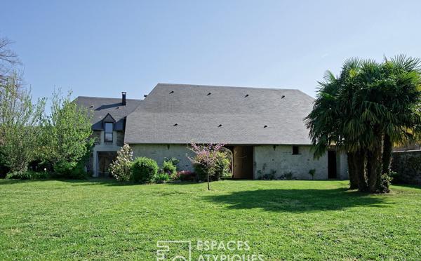 Enclos béarnais de charme entièrement rénové