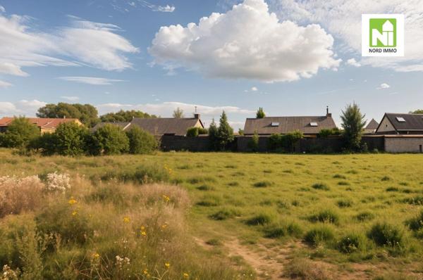 Terrain viabilisé et libre de constructeurs - Onnaing - 468m2 , Onnaing
