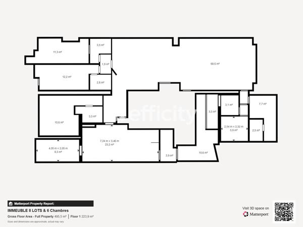 Immeuble 9 pièces - 650 m² Exclusivité efficity