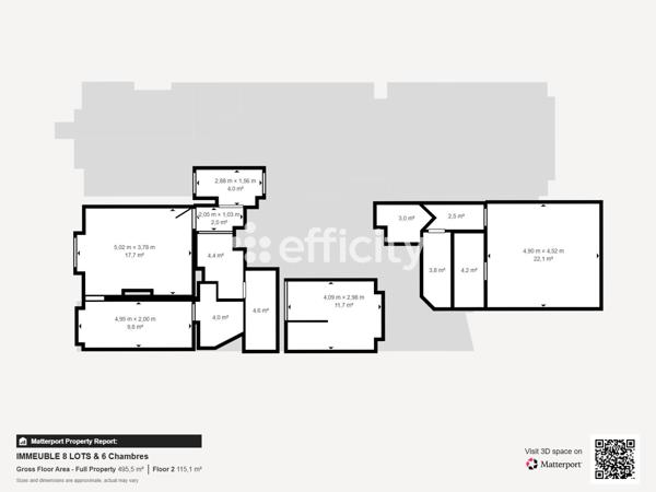 Immeuble 9 pièces - 650 m² Exclusivité efficity
