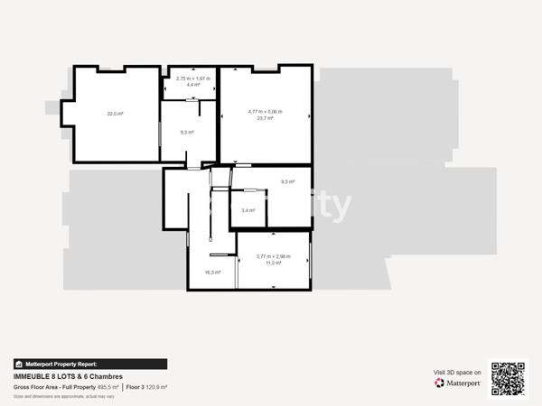 Immeuble 9 pièces - 650 m² Exclusivité efficity