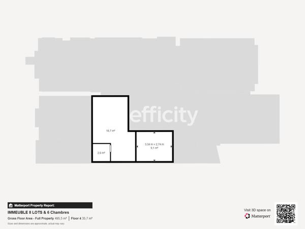 Immeuble 9 pièces - 650 m² Exclusivité efficity