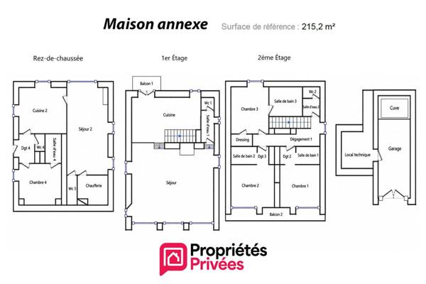 Domaine de 2 hectares à Lully avec habitations et ruines du château de la Rochette