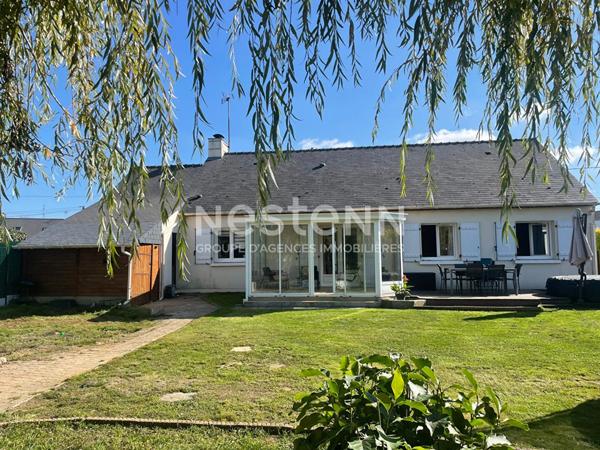 Maison de plain pied à Donges 4 chambres , grand terrain et garage