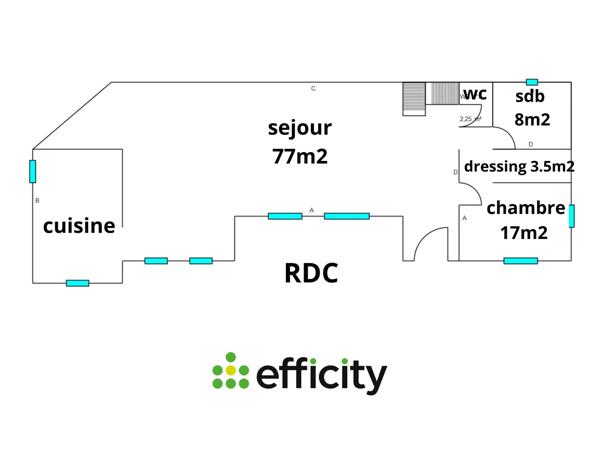 Maison 4 pièces - 160 m² Bien prestige