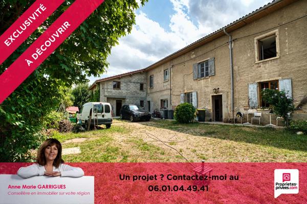 Ancien Corps de ferme de 695 m2 - Parcelle 1194 m2