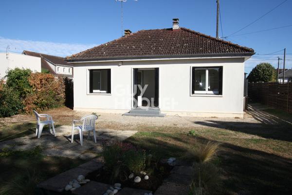 Location : maison  de plain-pied 3 pièces avec garage  à SAINT DENIS EN VAL