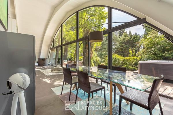 Maison d’architecte avec piscine
