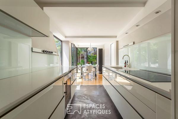 Maison d’architecte avec piscine