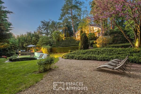 Maison d’architecte avec piscine
