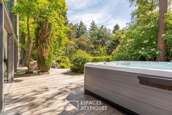 Maison d’architecte avec piscine