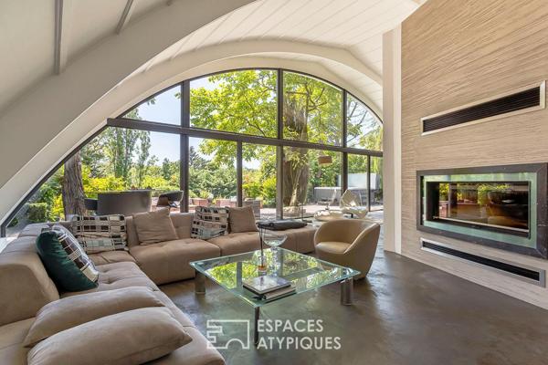 Maison d’architecte avec piscine