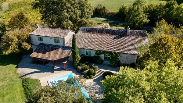 Propriété de caractère avec vue exceptionnelle, aux portes de Bergerac