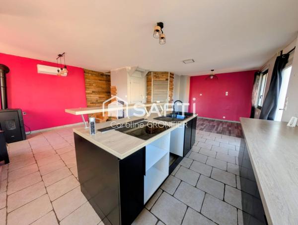 Maison élevée sur sous-sol - Palinges