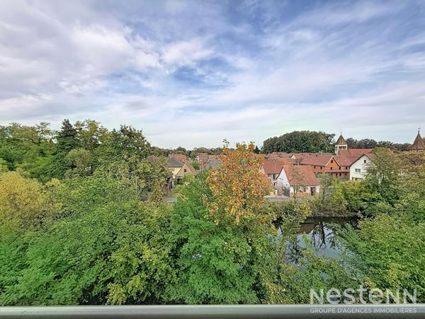 Avolsheim ? Charmant 2 pièces en dernier étage avec terrasse, garage et parking