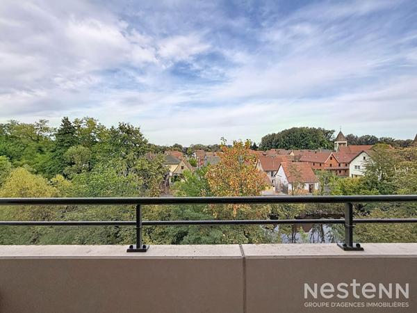 Avolsheim ? Charmant 2 pièces en dernier étage avec terrasse, garage et parking