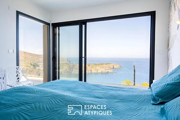 Villa contemporaine d’inspiration californienne avec vue mer panoramique