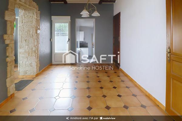 Maison avec 3 chambres, jardin et terrasse!