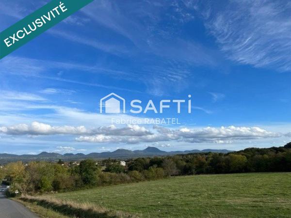Terrain constructible de 1650 m2 avec vue exceptionnel