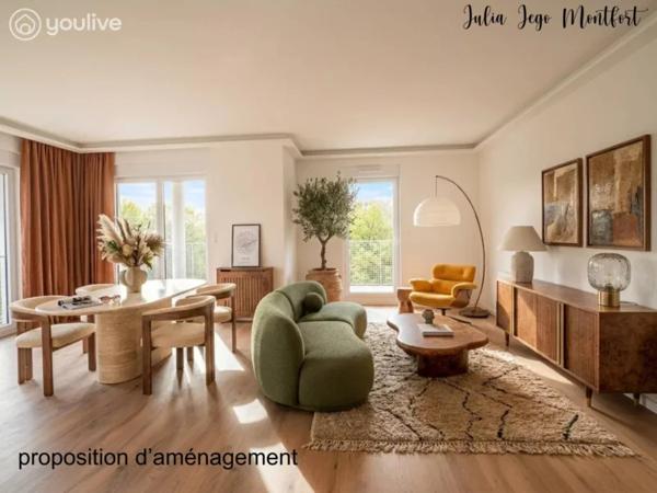 Appartement 2 pièces avec terrasse