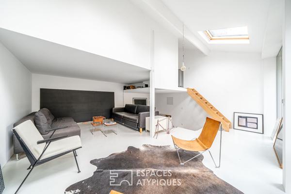 Maison d’Architecte en fond de cour, esprit Atelier d’Artiste