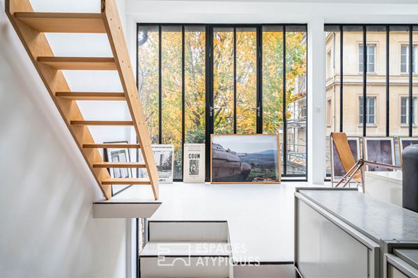 Maison d’Architecte en fond de cour, esprit Atelier d’Artiste