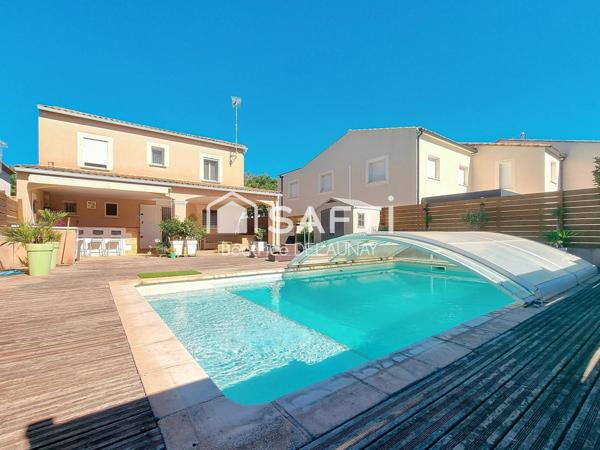 VILLA D'ENVIRON DE 140 m², PISCINE ET GARAGE