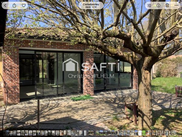 Cornebarrieu maison T7 de plain-pied avec garage