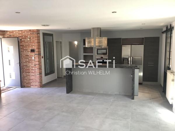 Cornebarrieu maison T7 de plain-pied avec garage