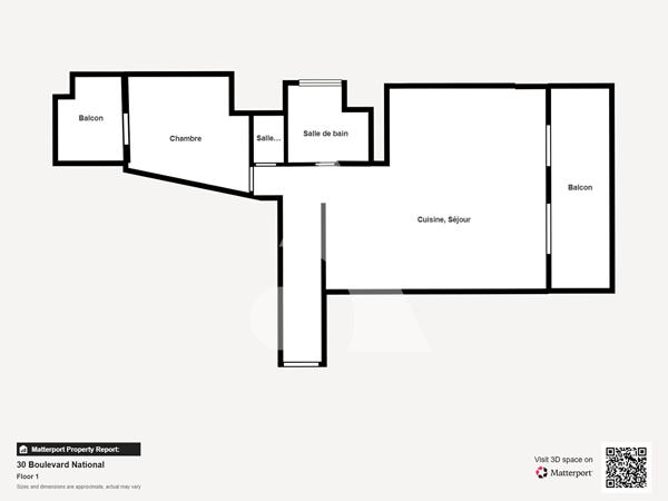 Appartement 2 pièces 60 m2