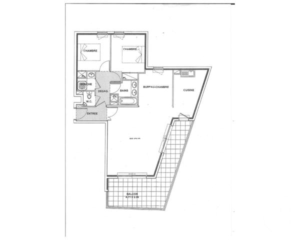 Appartement T4 à vendre  4 pièces - 79,50 m2 CAGNES SUR MER - 06