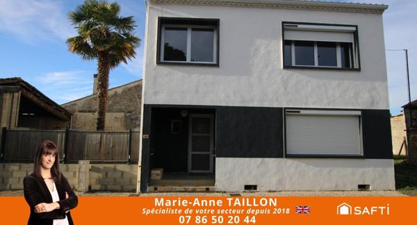 Maison de 3 chambres entièrement rénovée avec dépendances