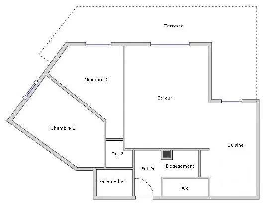 Appartement F3 à vendre  3 pièces - 71,19 m 2   ASNIERES SUR SEINE  - 92