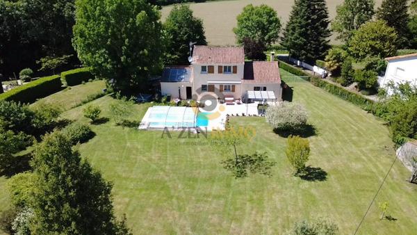 Maison familiale 120 m² avec piscine, suite parentale, grange et grand terrain