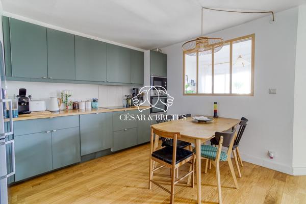 CALUIRE & CUIRE /CLOS BISSARDON – T4 Familial de 85 m² Entièrement Rénové avec Terrasse 16m2, Ascenseur Privatif & Garage Double.