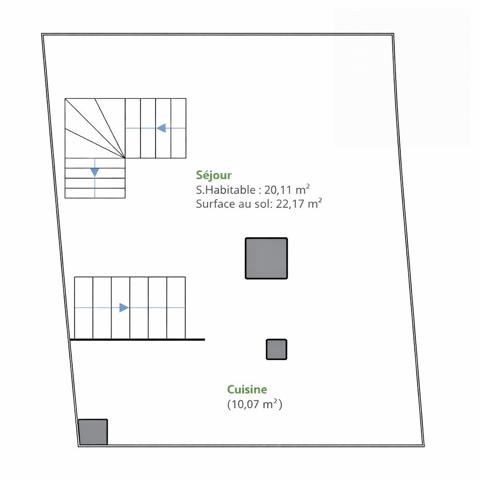 Maison TRIPLEX - COMME NEUF