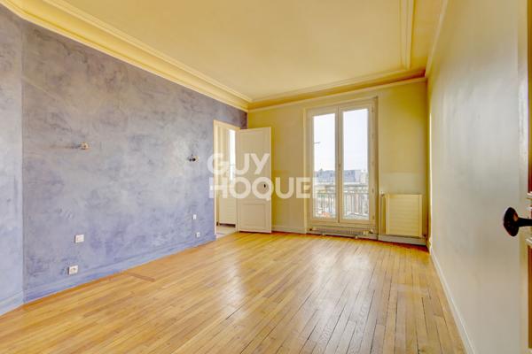PARIS XVI, Muette sud, 2 chambres, immeuble de charme vue dégagée