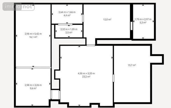 Maison à vendre à Maël-Carhaix dans les Côtes-d'Armor (22340), ref : CHEUVREUX MC1-VI