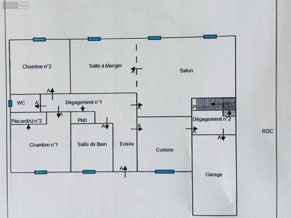 Maison à vendre à Bourgueil dans l'Indre-et-Loire (37140), ref : 2024/1997   
BOURGUEIL